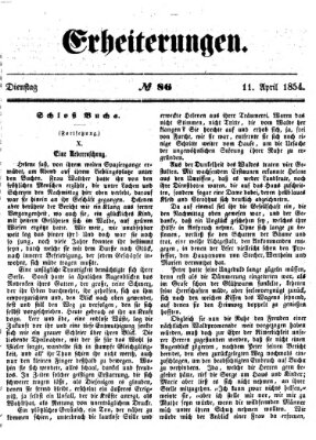 Erheiterungen (Aschaffenburger Zeitung) Dienstag 11. April 1854