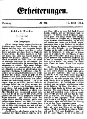 Erheiterungen (Aschaffenburger Zeitung) Sonntag 16. April 1854