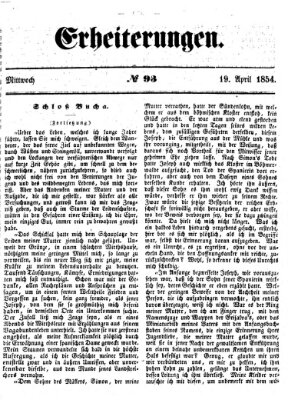 Erheiterungen (Aschaffenburger Zeitung) Mittwoch 19. April 1854