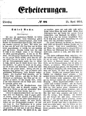 Erheiterungen (Aschaffenburger Zeitung) Dienstag 25. April 1854