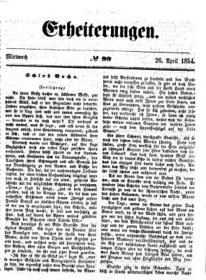 Erheiterungen (Aschaffenburger Zeitung) Mittwoch 26. April 1854