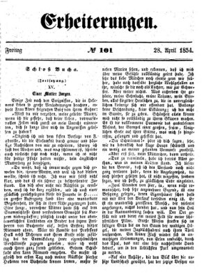 Erheiterungen (Aschaffenburger Zeitung) Freitag 28. April 1854