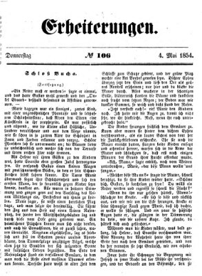 Erheiterungen (Aschaffenburger Zeitung) Donnerstag 4. Mai 1854