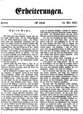 Erheiterungen (Aschaffenburger Zeitung) Freitag 12. Mai 1854