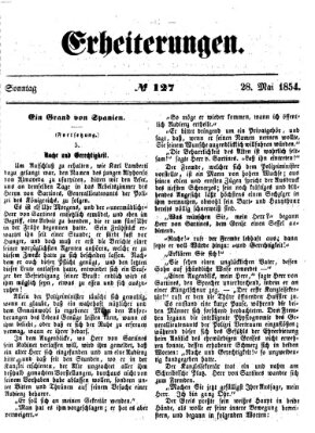 Erheiterungen (Aschaffenburger Zeitung) Sonntag 28. Mai 1854