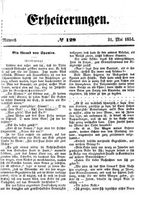 Erheiterungen (Aschaffenburger Zeitung) Mittwoch 31. Mai 1854