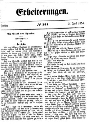 Erheiterungen (Aschaffenburger Zeitung) Freitag 2. Juni 1854