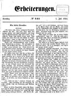 Erheiterungen (Aschaffenburger Zeitung) Samstag 1. Juli 1854