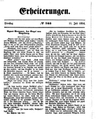 Erheiterungen (Aschaffenburger Zeitung) Dienstag 11. Juli 1854