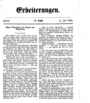 Erheiterungen (Aschaffenburger Zeitung) Freitag 14. Juli 1854