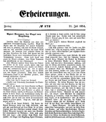 Erheiterungen (Aschaffenburger Zeitung) Freitag 21. Juli 1854