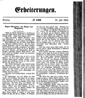 Erheiterungen (Aschaffenburger Zeitung) Sonntag 30. Juli 1854