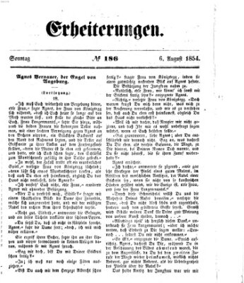 Erheiterungen (Aschaffenburger Zeitung) Sonntag 6. August 1854