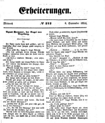 Erheiterungen (Aschaffenburger Zeitung) Mittwoch 6. September 1854