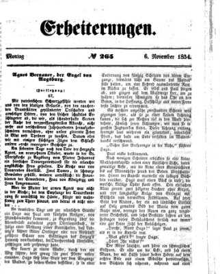 Erheiterungen (Aschaffenburger Zeitung) Montag 6. November 1854