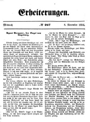 Erheiterungen (Aschaffenburger Zeitung) Mittwoch 8. November 1854