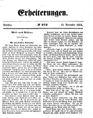 Erheiterungen (Aschaffenburger Zeitung) Dienstag 14. November 1854