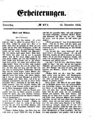 Erheiterungen (Aschaffenburger Zeitung) Donnerstag 16. November 1854