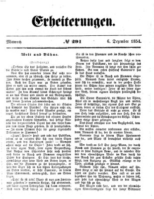 Erheiterungen (Aschaffenburger Zeitung) Mittwoch 6. Dezember 1854