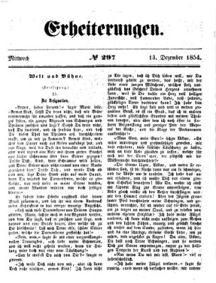 Erheiterungen (Aschaffenburger Zeitung) Mittwoch 13. Dezember 1854