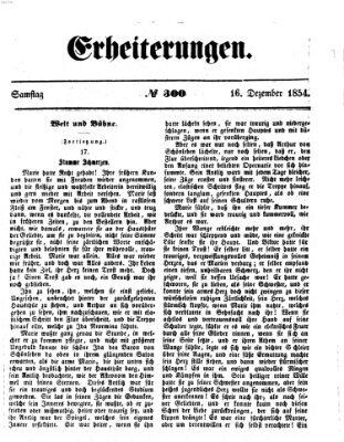 Erheiterungen (Aschaffenburger Zeitung) Samstag 16. Dezember 1854