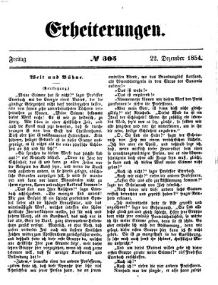 Erheiterungen (Aschaffenburger Zeitung) Freitag 22. Dezember 1854