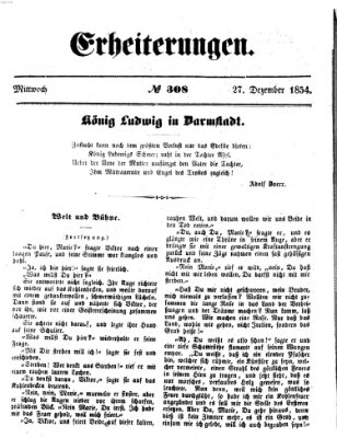 Erheiterungen (Aschaffenburger Zeitung) Mittwoch 27. Dezember 1854