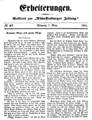 Erheiterungen (Aschaffenburger Zeitung) Mittwoch 7. März 1855