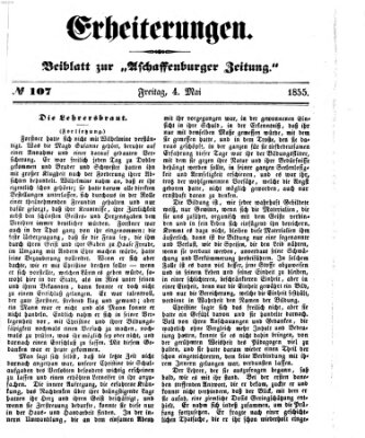 Erheiterungen (Aschaffenburger Zeitung) Freitag 4. Mai 1855