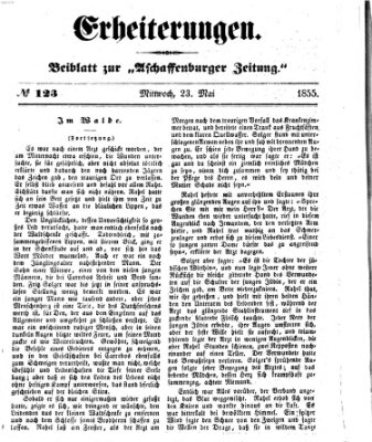 Erheiterungen (Aschaffenburger Zeitung) Mittwoch 23. Mai 1855