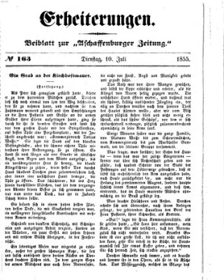 Erheiterungen (Aschaffenburger Zeitung) Dienstag 10. Juli 1855