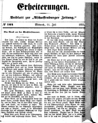 Erheiterungen (Aschaffenburger Zeitung) Mittwoch 11. Juli 1855