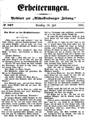 Erheiterungen (Aschaffenburger Zeitung) Samstag 14. Juli 1855