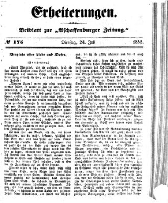 Erheiterungen (Aschaffenburger Zeitung) Dienstag 24. Juli 1855