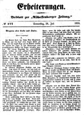 Erheiterungen (Aschaffenburger Zeitung) Thursday 26. July 1855