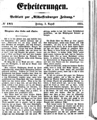 Erheiterungen (Aschaffenburger Zeitung) Freitag 3. August 1855