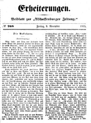 Erheiterungen (Aschaffenburger Zeitung) Freitag 9. November 1855