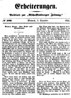 Erheiterungen (Aschaffenburger Zeitung) Mittwoch 5. Dezember 1855