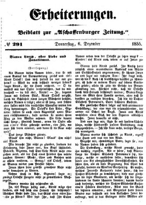 Erheiterungen (Aschaffenburger Zeitung) Donnerstag 6. Dezember 1855