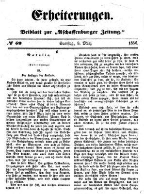 Erheiterungen (Aschaffenburger Zeitung) Samstag 8. März 1856