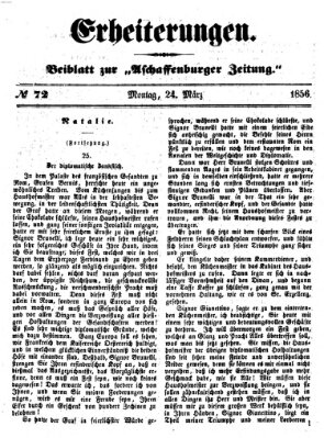 Erheiterungen (Aschaffenburger Zeitung) Montag 24. März 1856