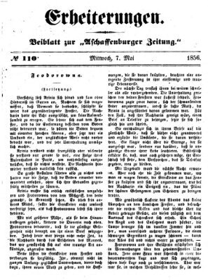 Erheiterungen (Aschaffenburger Zeitung) Mittwoch 7. Mai 1856