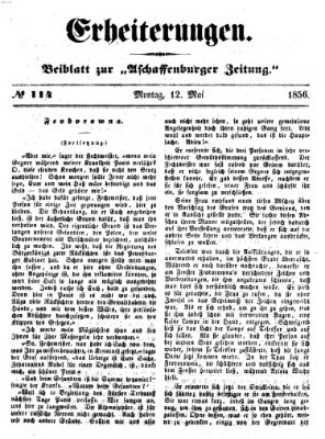 Erheiterungen (Aschaffenburger Zeitung) Montag 12. Mai 1856