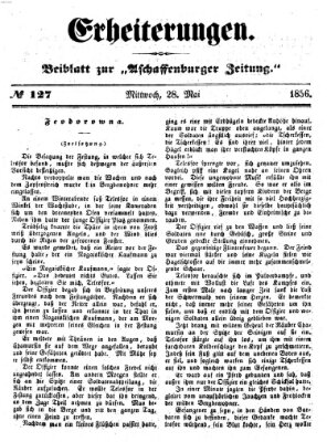 Erheiterungen (Aschaffenburger Zeitung) Mittwoch 28. Mai 1856