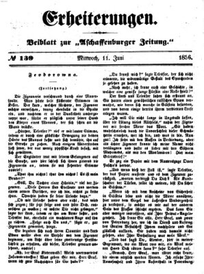 Erheiterungen (Aschaffenburger Zeitung) Mittwoch 11. Juni 1856