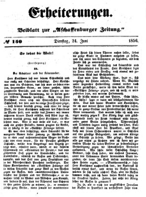 Erheiterungen (Aschaffenburger Zeitung) Dienstag 24. Juni 1856