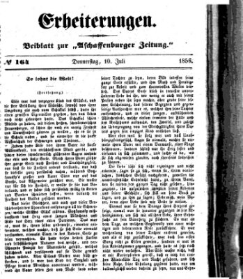 Erheiterungen (Aschaffenburger Zeitung) Donnerstag 10. Juli 1856