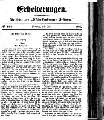 Erheiterungen (Aschaffenburger Zeitung) Montag 14. Juli 1856