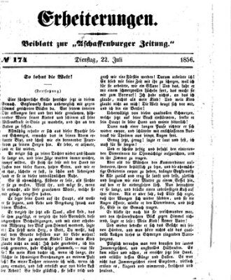 Erheiterungen (Aschaffenburger Zeitung) Dienstag 22. Juli 1856