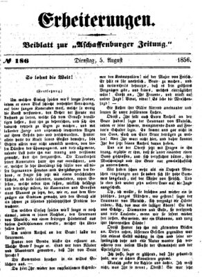 Erheiterungen (Aschaffenburger Zeitung) Dienstag 5. August 1856